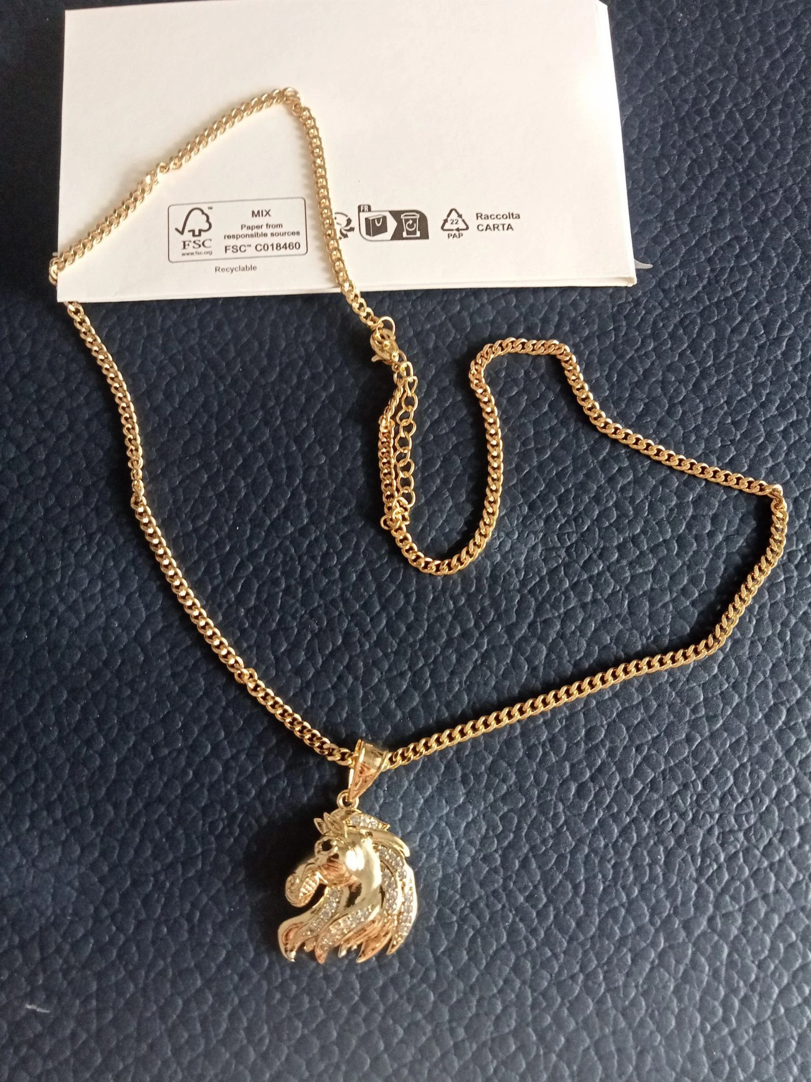 Colgante con cadena Caballo – photo 4